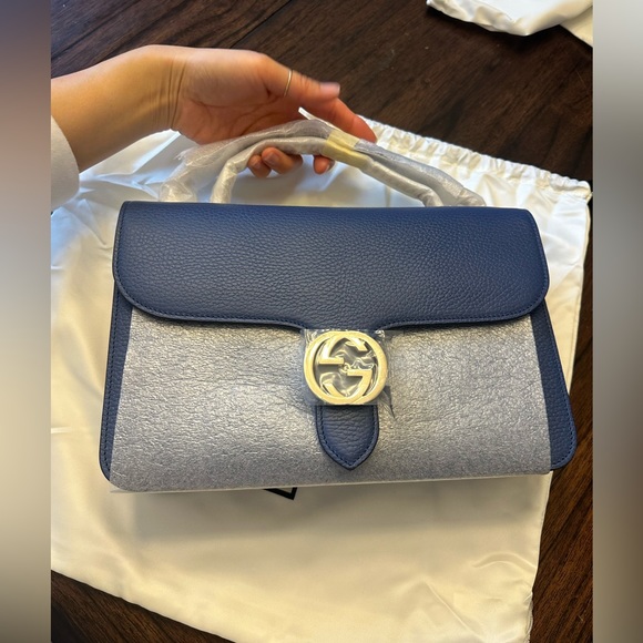 Gucci Handbags - NEW<GUCCI >- INTERLOCKING CHAIN SHOULDERS BAG